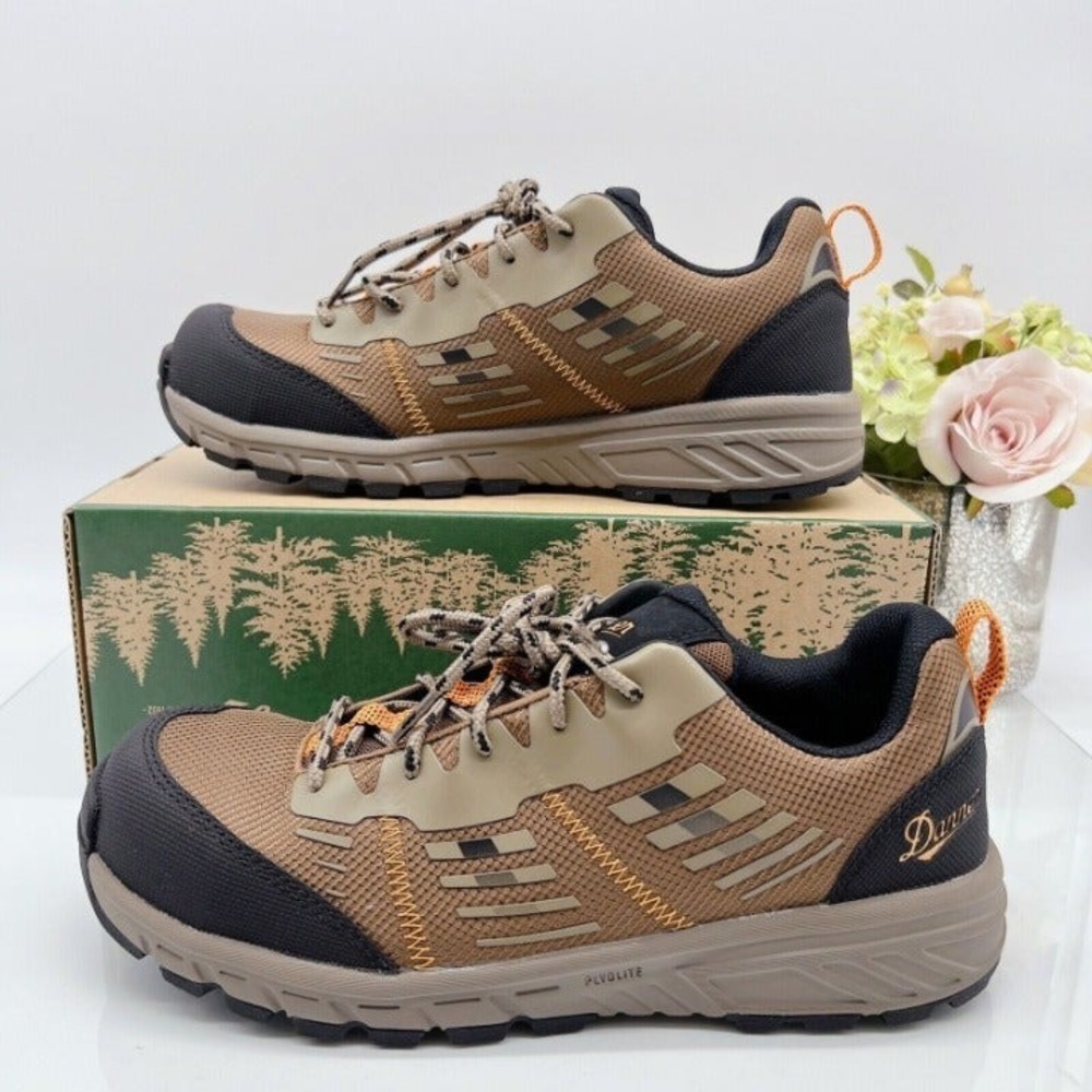 Danner Run Time 3" EH NMT Safty Toe Work Shoe 12371 Brown/ Tan Mens US 8 D